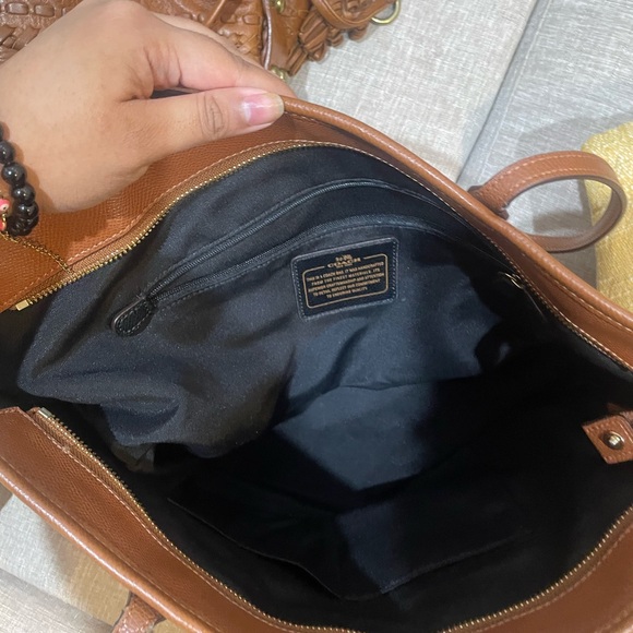 Coach Brown Leather Satchel Timeless Design - Picture 6 of 7